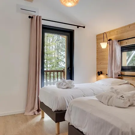 木屋 Du Bois Melay - Piscine - Proche Pistes - 15 Personnes 拉普拉涅