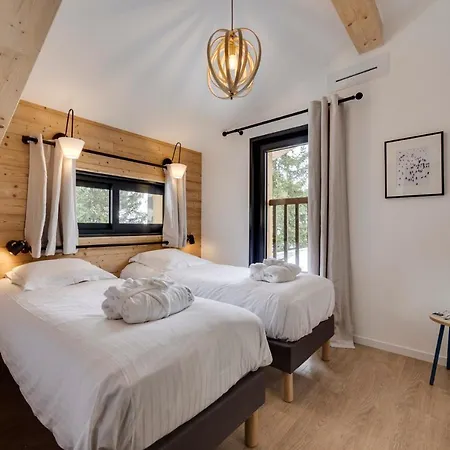 木屋 Du Bois Melay - Piscine - Proche Pistes - 15 Personnes 拉普拉涅